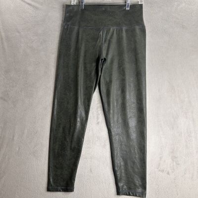 Offline By Aerie Leggings Faux Leather Women’s Size Xl Green Shiny High Waisted