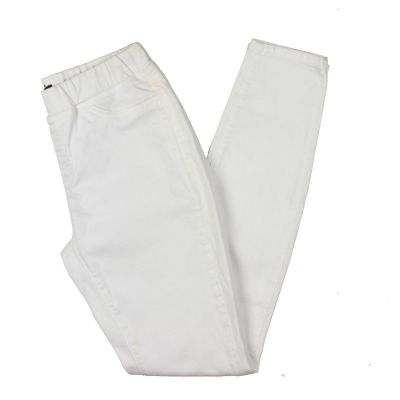 Eileen Fisher Womens White Denim Skinny Mid-Rise Jeggings XXS BHFO 0689