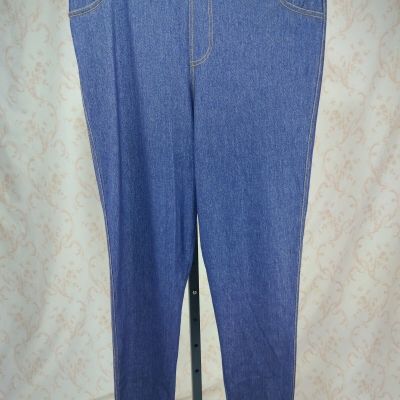 Shosho Denim Look Blue Jegging NWT, Size 3X/4X