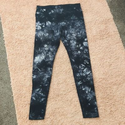 Wild Fable Black Tie Dye Athletic Yoga Leggings M