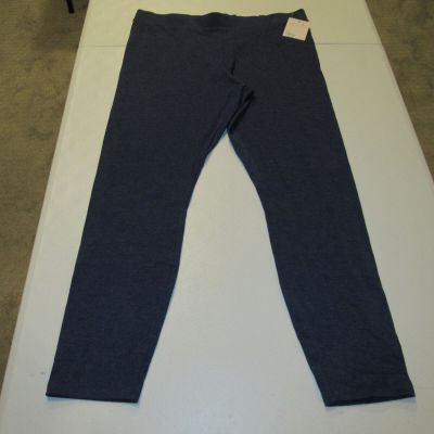 LC Lauren Conrad Women's Blue Mid Rise Super Skinny Leggings Pants Size XL NWT