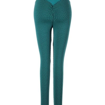 Assorted Brands Women Green Leggings M