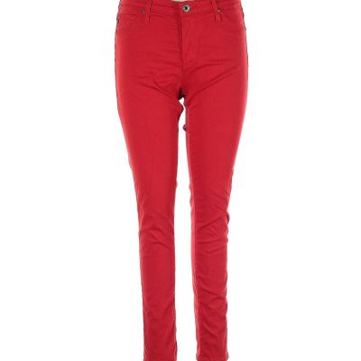 Adriano Goldschmied Women Red Jeggings 28W