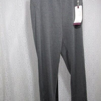 Avenue Lux Leggings Gray Elastic Waist, Size 14/16 NWT