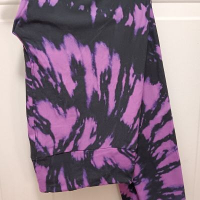 lularoe tc leggings purple black tie dye