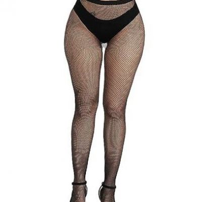 Fishnet Stockings For Women With Stretch Waistband,Fishnets Black Mini-Grid