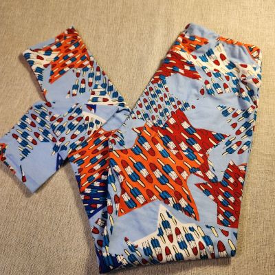 Lularoe Leggings Popsicles OS One Size  Summer