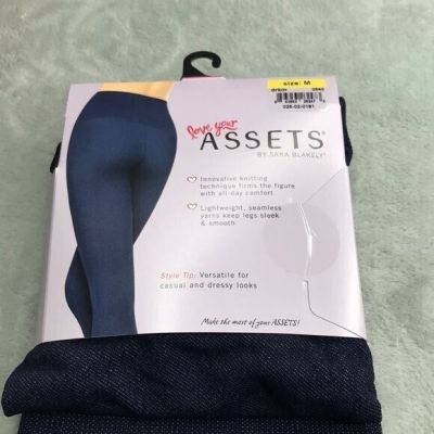 Love your assets Dark wash Denim Leggings Size M  New