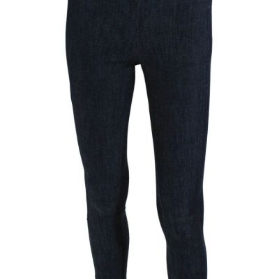 Rag & Bone Womens Back Zip Mid Rise Denim Ankle Leggings Blue Size 0