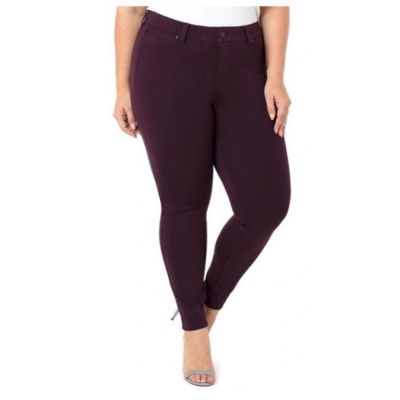 NWT Stitch Fix Liverpool Jacqueline Legging Pants In Aubergine Size 24W