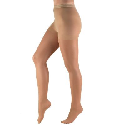 Truform Sheer Pantyhose: 8-15 mmHg P BEIGE (1765BG-P)