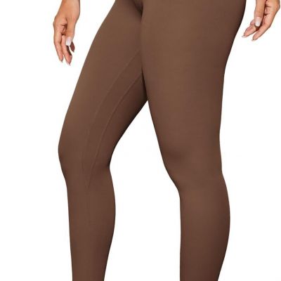 Leggings for Women Butter Soft Workout High Large, Java Coffee