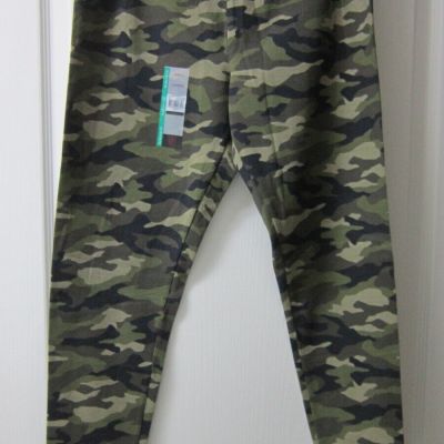 NEW NOBO No Boundaries Green Camouflage Leggings Women's Size XL