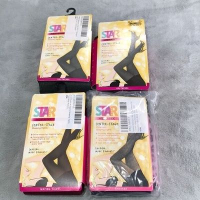 4 Pairs of Assorted  Star Power By Spanx Shaping Tights  Size Small /A