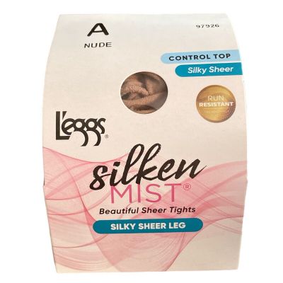 Leggs Womens Control Top Silken Mist Ultra Silky Sheer Leg Size A Nude #97926
