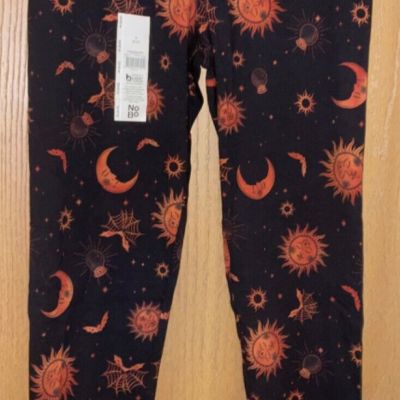 No Boundaries Halloween Black Celestial Gothic Leggings Juniors Sz  XXL - New