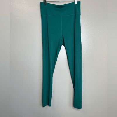 Girlfriend collective dark green high waisted leggings size xxl activewear gym