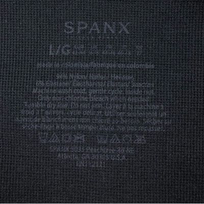 SPANX Womens Large Leggings Look at Me Now Seamless Camouflage Gray Black