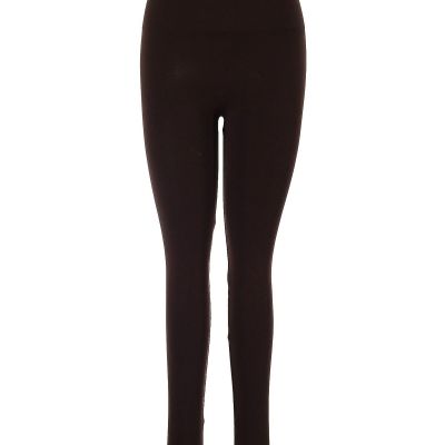 Elietian Women Brown Leggings One Size