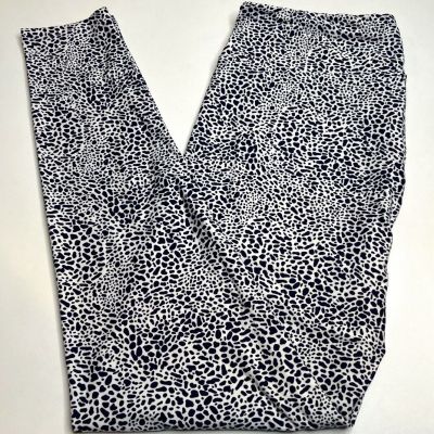 NEW Lularoe TC Leggings BLUE Navy REPTILE Snake Rain SPECKLE Nautical Crackle