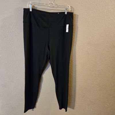 Maurice's Womens New Black High Waisted Leggings Size 1X Reg