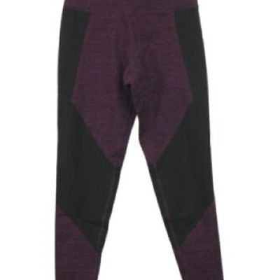 Calvin Klein Womens Performance Exercise Running Tights,Purple/Black Size XS