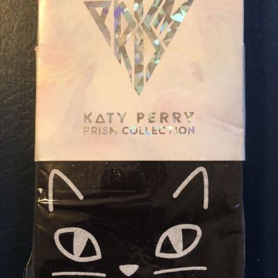 Claire's Prism Collection Katy Perry Kitty Kat Face Stockings/Tights Sz M/L