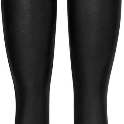 Faux Leather Leggings for Women Tummy Control