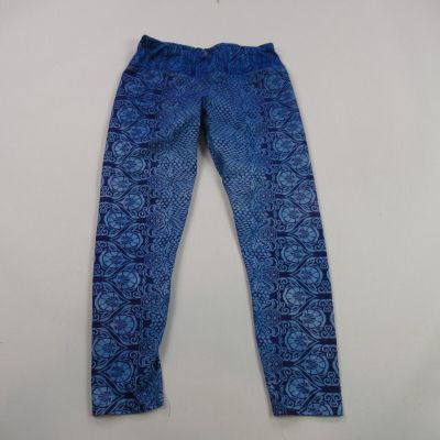 Prana Leggings Womens Small Workout Gym Stretch Lightweight Blue Casual Yoga