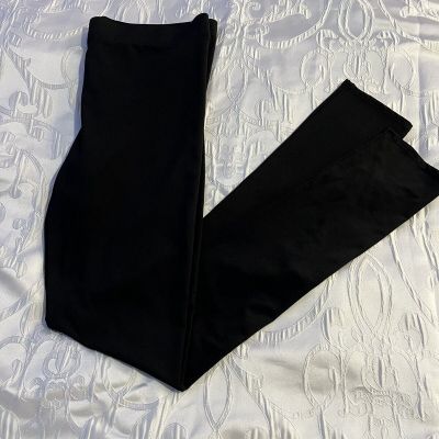 H&M Divided Women’s Black Leggings Exercise Pants Pull On Sz M