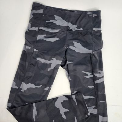 Athleta Leggings Women's XS Camo Contender Black Grey Workout Yoga Running