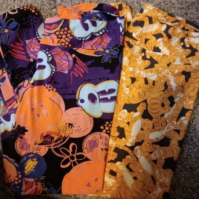 LuLaRoe Disney Leggings Size TC Tigger Mickey Mouse Pattern