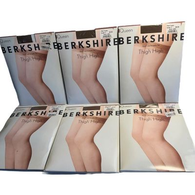 Vintage Berkshire Thigh High Pale Taupe Queen 2 Style 1590 Year 2002 Lot Of 6