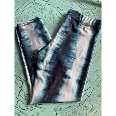 Terez Size Small Womens Leggings Cycling Yoga Pilates Workout Swirl Tie Dye