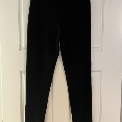 Theory Shawn C Fixture Ponte Leggings Women's S Black Pull On Elastic Waist NWT