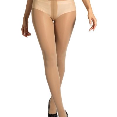 Unbelievable Durability Tights Rip Resistant Pantyhose 40D Semi Sheer High Wa...