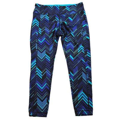 Soma Sport Workout Leggings Sz Large Chevron Yoga Running Travel Outdoors Hiking