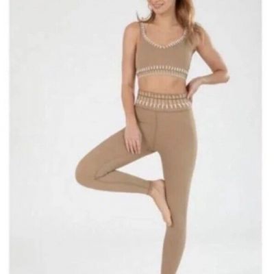 XXIV Active Crochet Waistband Tan