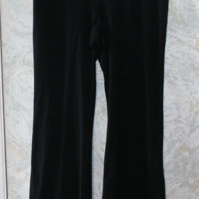 OLD NAVY Extra High Rise Powerchill Leggings Size Large Black Logo Go-Dry Slim