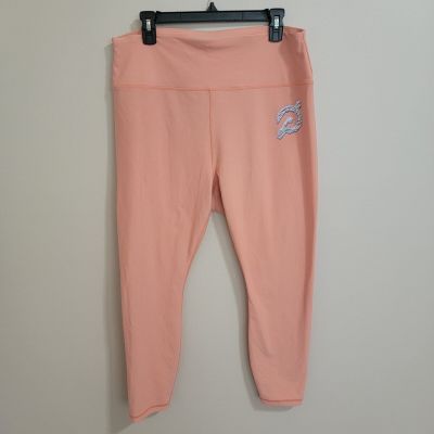 Peloton Peach Cropped Leggings Size 2X