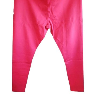 Z. By Zella Women's 2X Athletic Leggings Bright Hot Pink Barbiecore Workout New