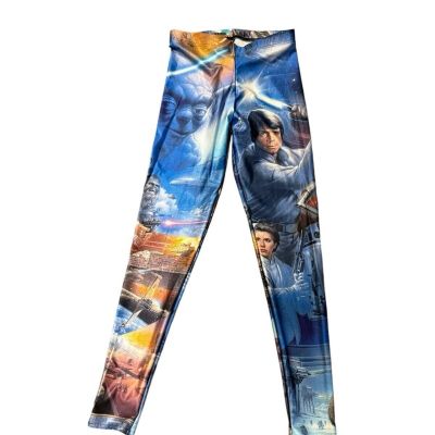 Black Milk Star Wars Montage Leggings Leia Han Luke Retro Size M