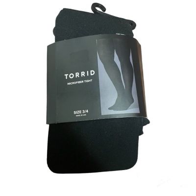 Torrid Black Microfiber Tight 3/4