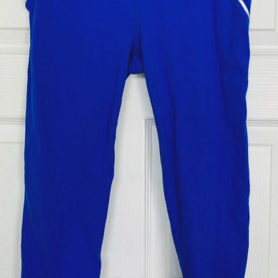 Athleta bright blue leggings capri small gym athletics