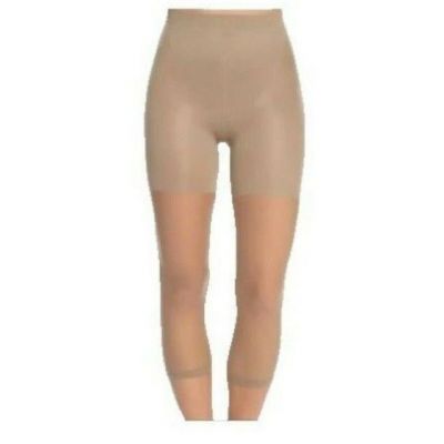 Spanx Womens Footless Higher Power Capri Nude Sheer Plus Size G Not High Waist