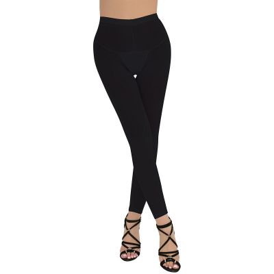 US Sexy Women Lingerie Sheer Mesh See-through Pants Tight Leggings Yoga Trousers