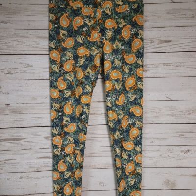 Lularoe Paisley Print Multicolor Legging OS Women's One Size Soft