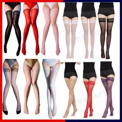 Lace Top Stockings Stay Sexy Pantyhose Socks Thigh-High Women Lady's For Thigh