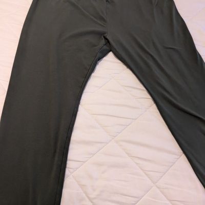 LOGO by Lori Goldstein Women's Size 4X Pants Leggings without Pockets Green