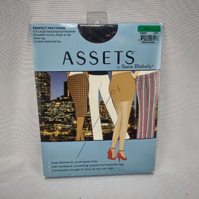 ASSETS by Sara Blakely Bodyshaping Perfect Pantyhose Black - Size 3 - NEW -